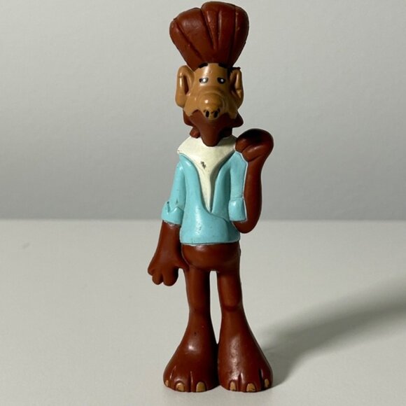 Vintage 80s Alien Prod Alf + His Dog Neep PVC Figurines 80s T.V. Show - Picture 2 of 11